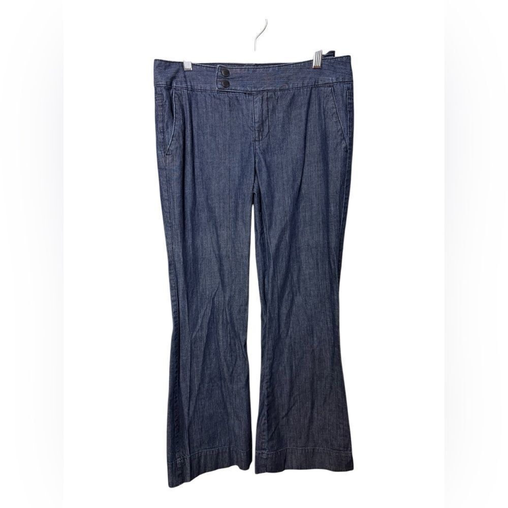 Tommy Hilfiger American Splendor Mid Rise Trouser Dark Blue Wash Women Size 6